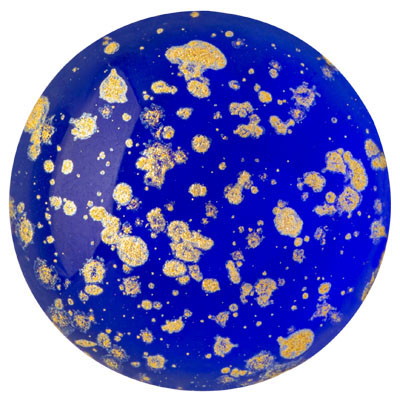 GCPP18-784 - Cabochons par Puca - sapphire gold splash